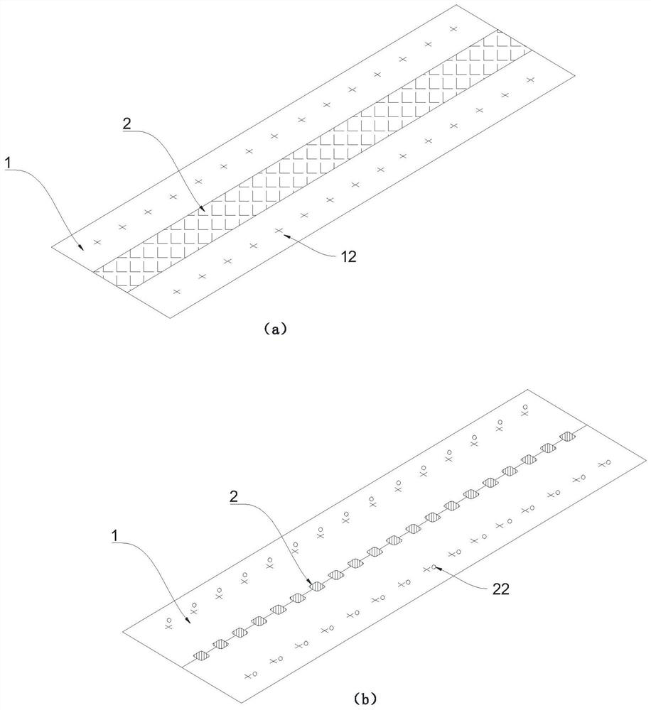 A kind of cutting method without base material double-sided adhesive tape