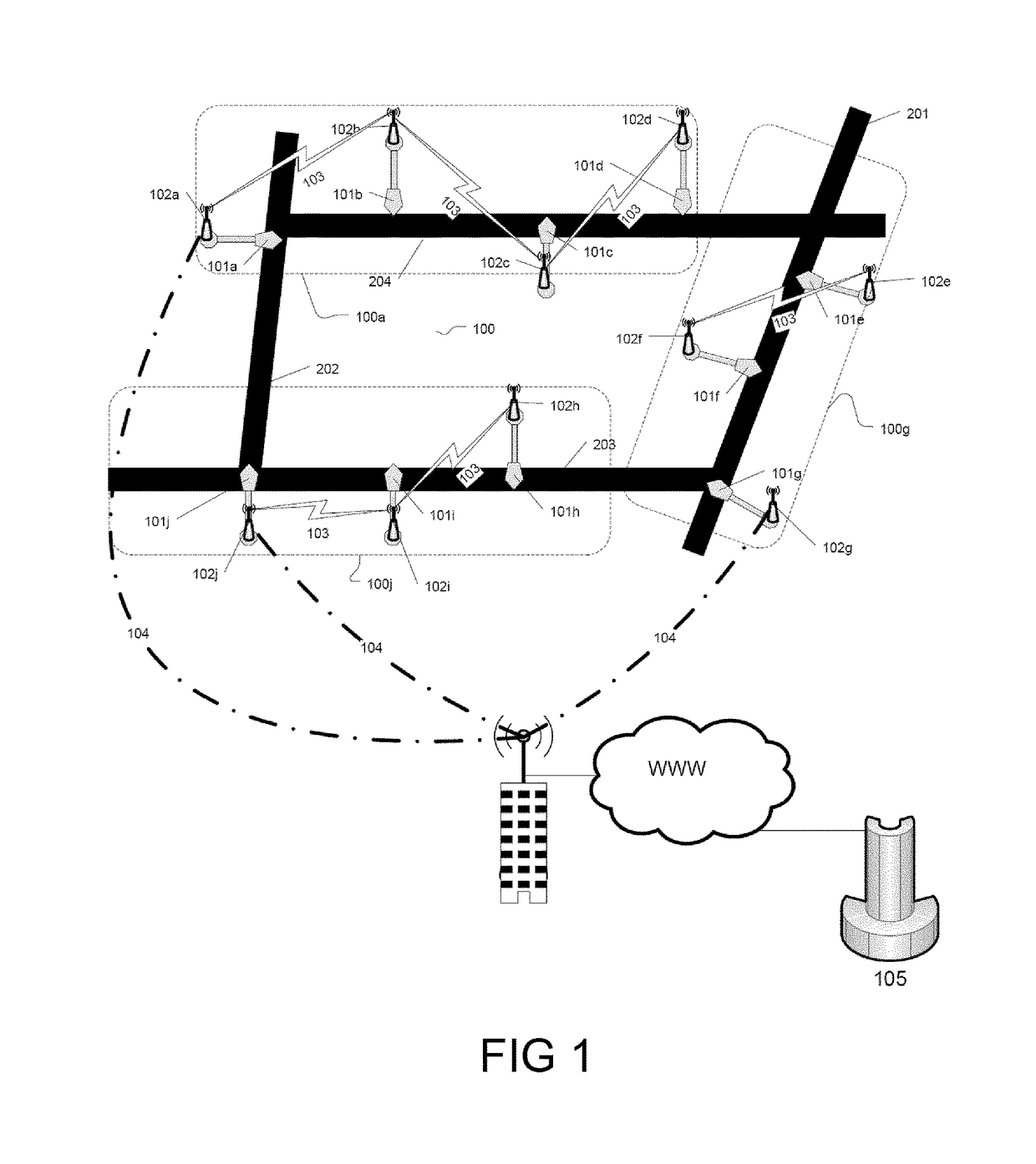 Method for operating a communication device in a communication network, a communication device, a luminaire equipped with such communication device