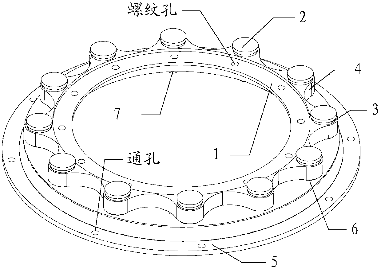 Satellite and rocket adapter device used for micro/nano satellite vibration attenuation