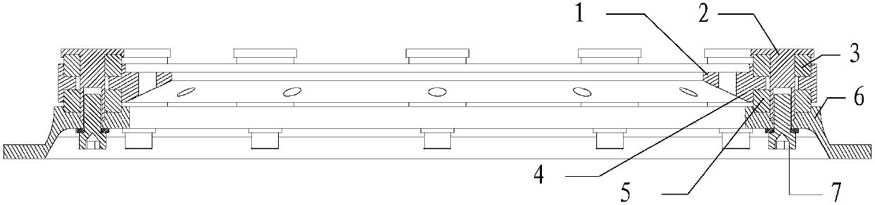 Satellite and rocket adapter device used for micro/nano satellite vibration attenuation