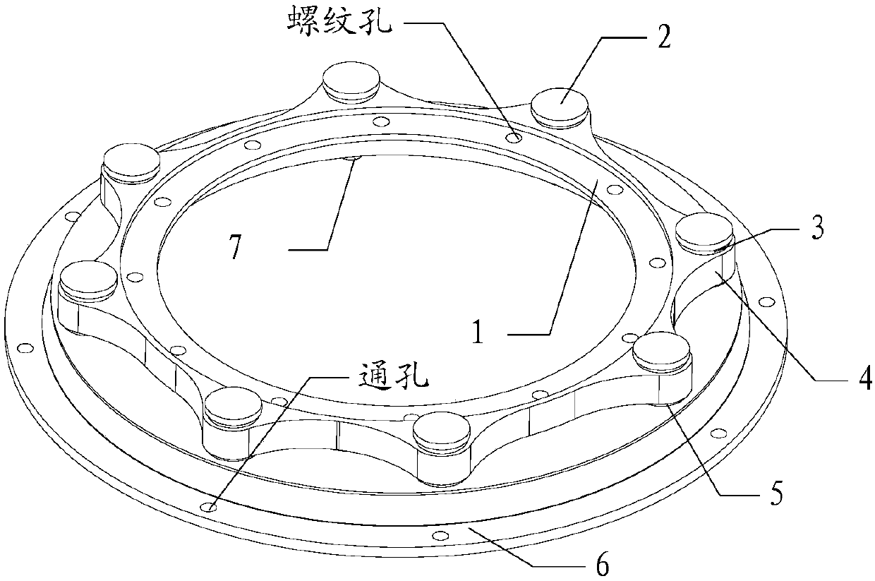 Satellite and rocket adapter device used for micro/nano satellite vibration attenuation