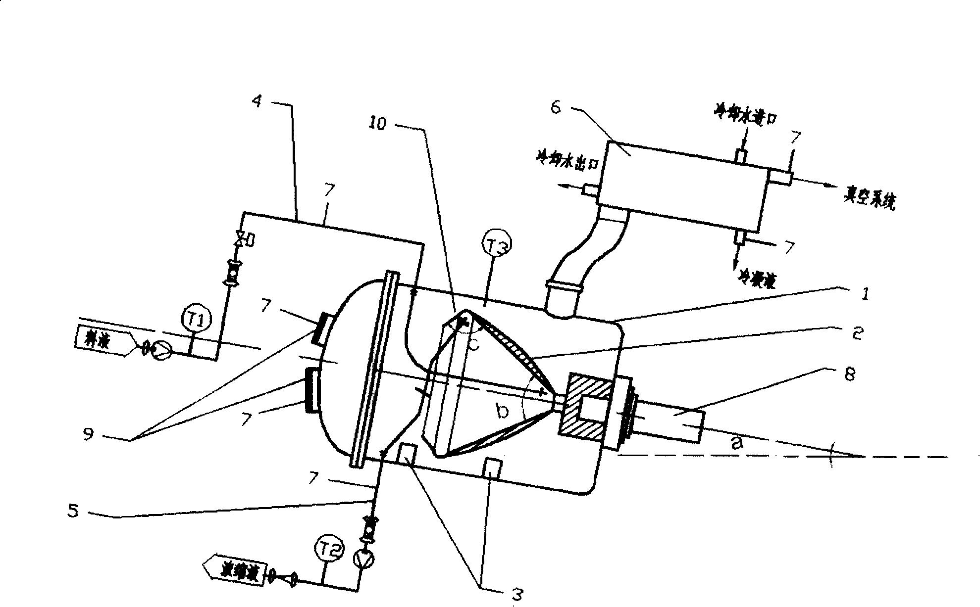 Microwave rotating thin film concentrator