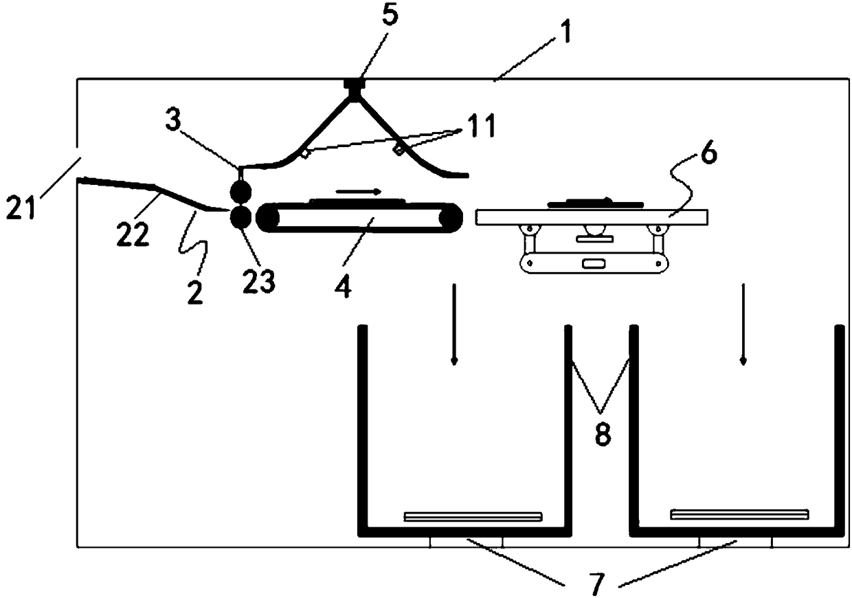 Waste paper classification recycling method, recycling terminal and recycling system