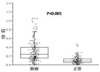 A kind of lung cancer marker anti-hmgb3 autoantibody and its application