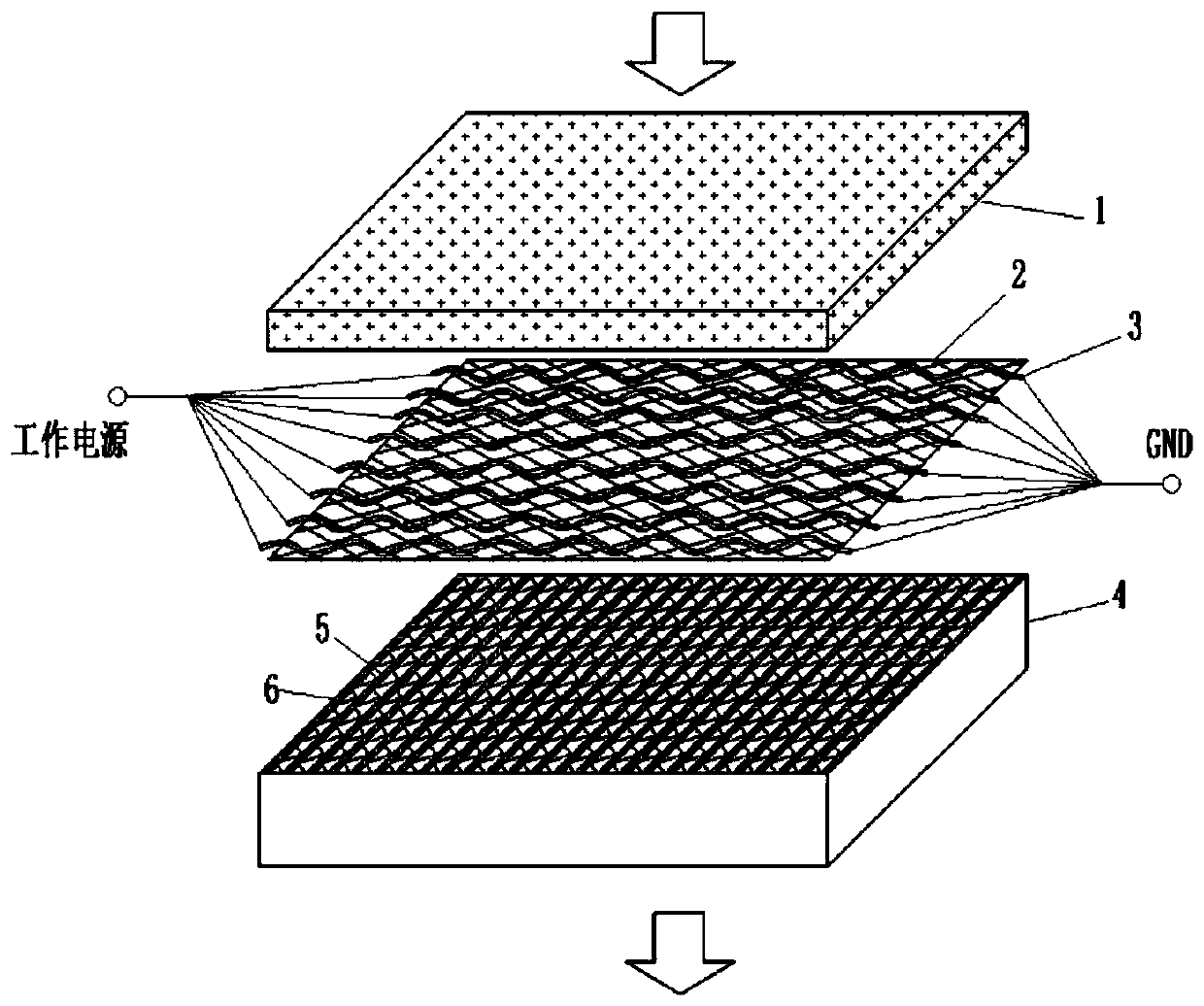 Electric heating air filtration element and low-energy-consumption high-temperature disinfection and sterilization device for air