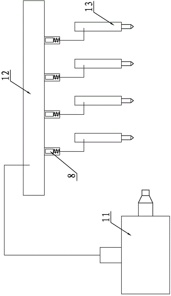 Liquid flow go-no go gauge