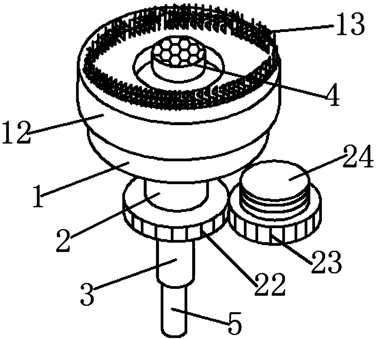 Plate brush special for floor scrubber