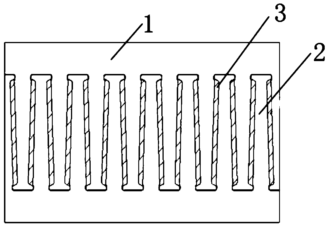 Flat copper wire motor stator assembly, manufacturing method thereof and motor using the same