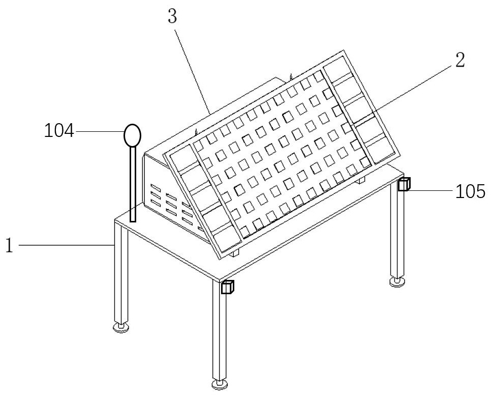 Automatic monitoring and early warning device for prevention and control of locust disasters