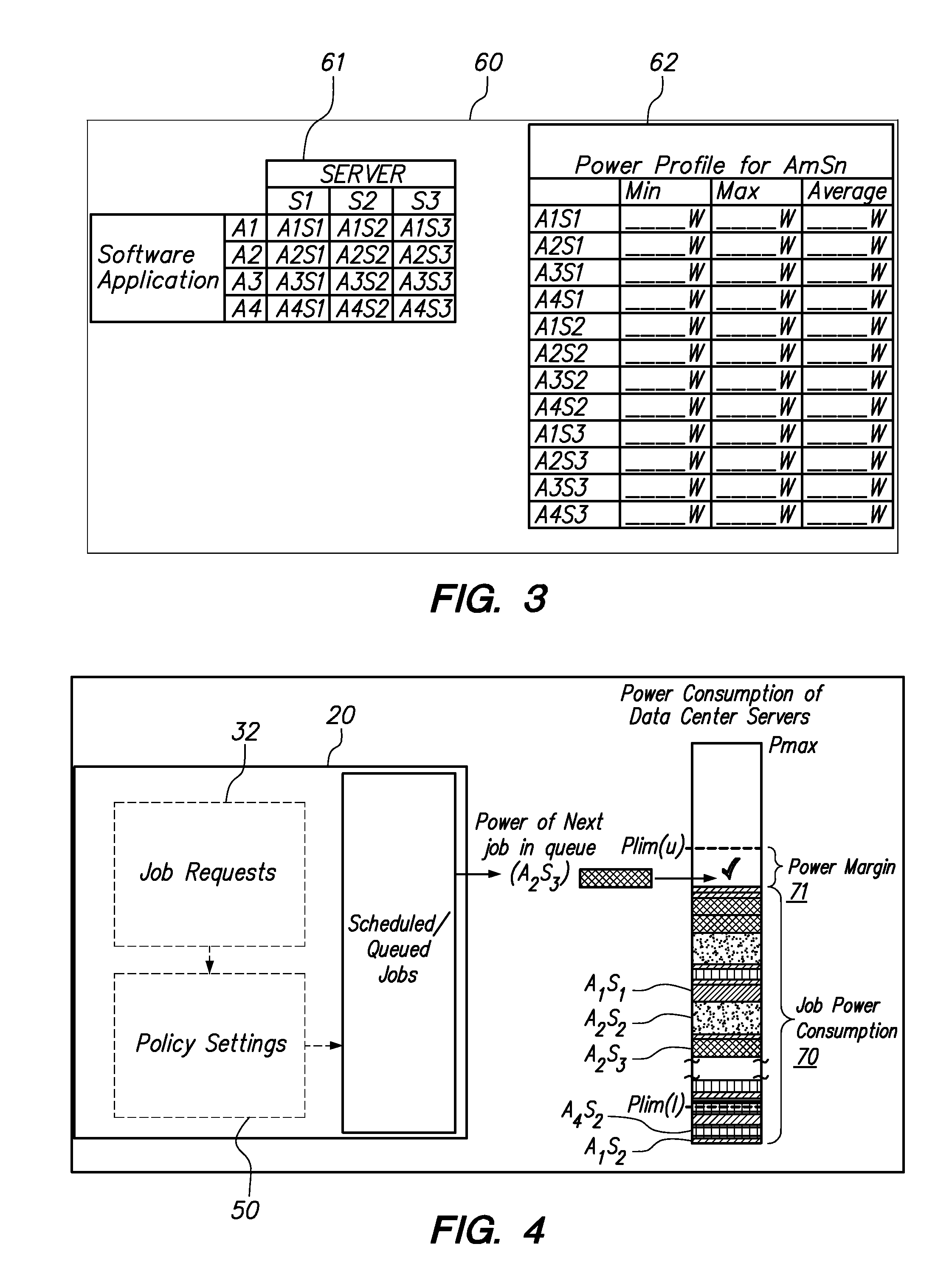 Power management using dynamic application scheduling