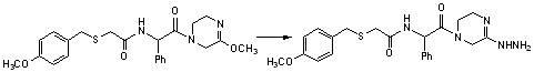 Benzylthioacetamidoacetylpyrazinetriazole derivatives and their preparation and application