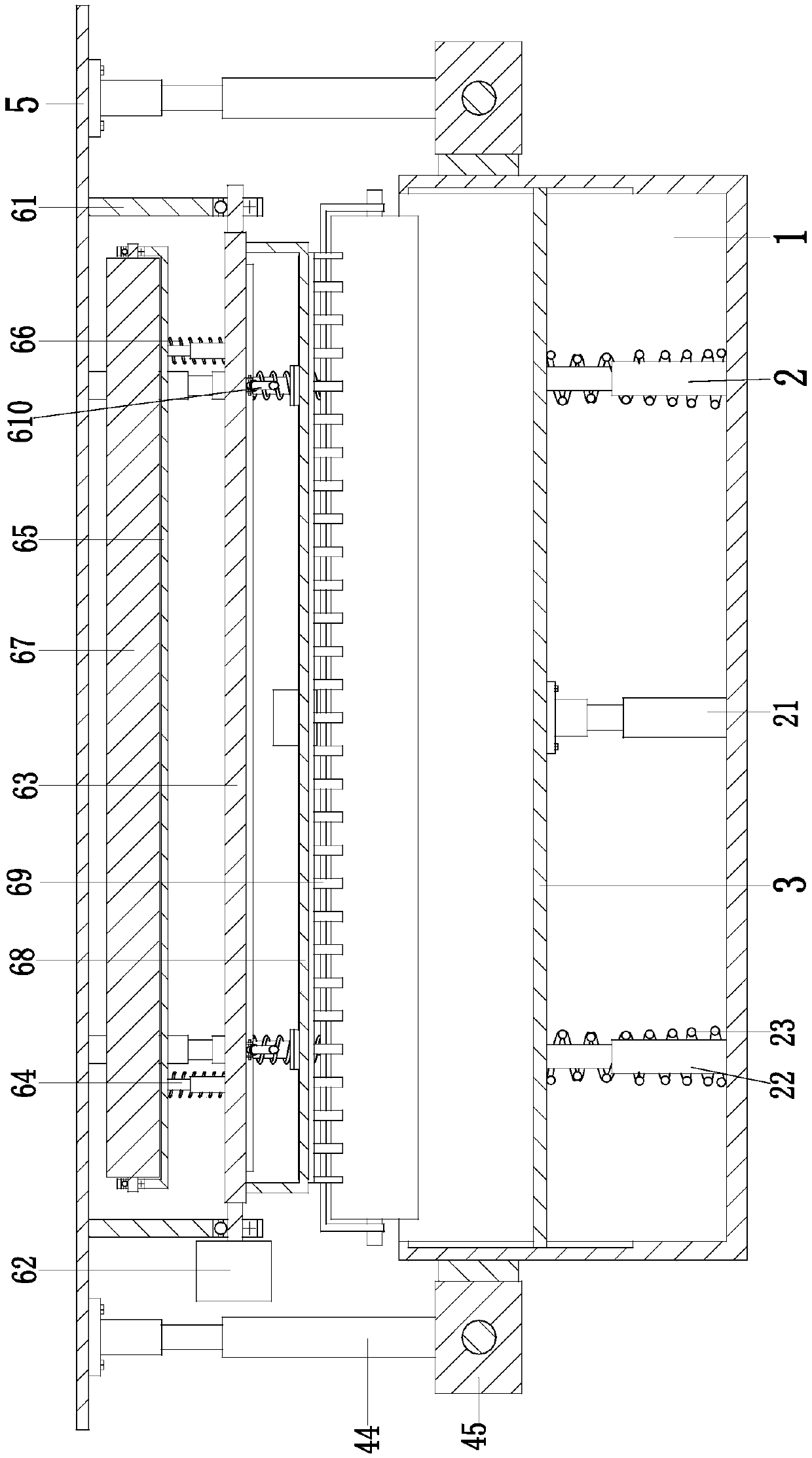 An automatic processing and manufacturing equipment for shaving wood boards