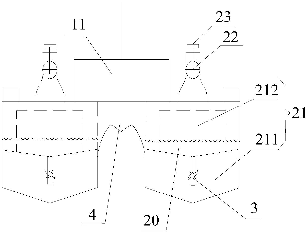 Navigable wave power generation device