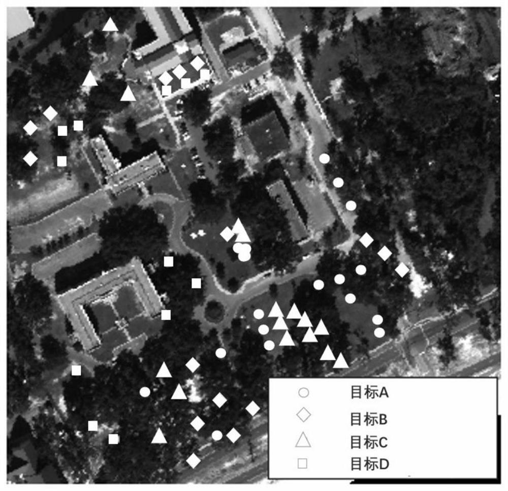 Hyperspectral target detection method based on L1 regular constraint depth multi-example learning