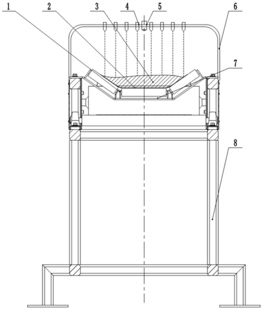 Intelligent speed regulation method for belt conveyor based on material monitoring