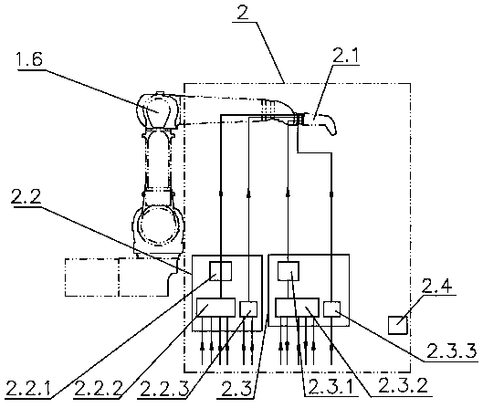 Inner-power-up electrostatic rotating cup for automatically spraying agricultural machine type cockpit and operation method of inner-power-up electrostatic rotating cup