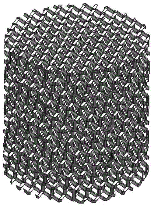 A rod system pore structure and its orthopedic implant