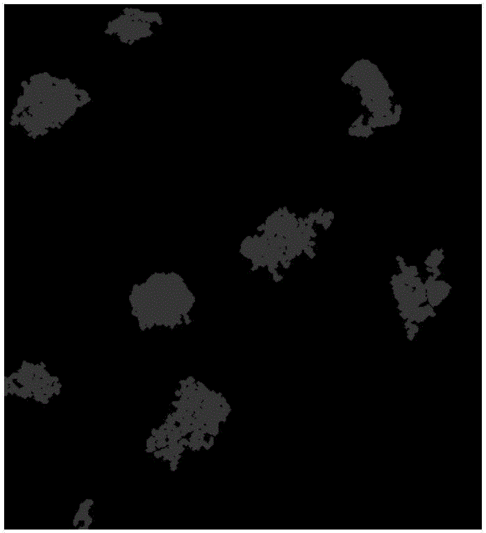 Hot mix asphalt concrete grey material identification and detection algorithm