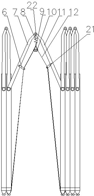 All crank unloading device for press filter