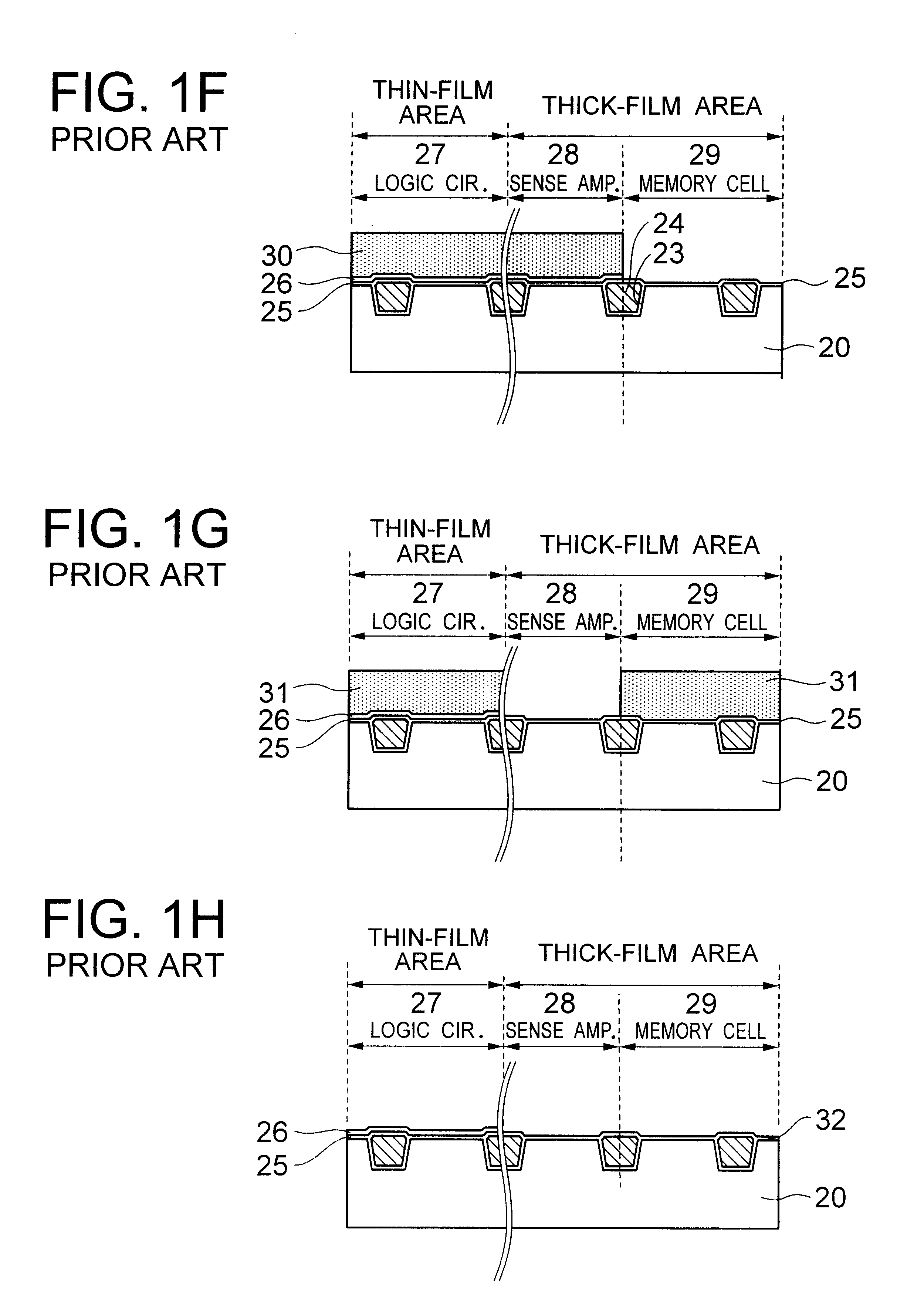 Semiconductor device including gate insulation films having different thicknesses