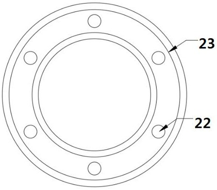 A solar heat collection seawater desalination device with hydraulic telescopic driving mirror