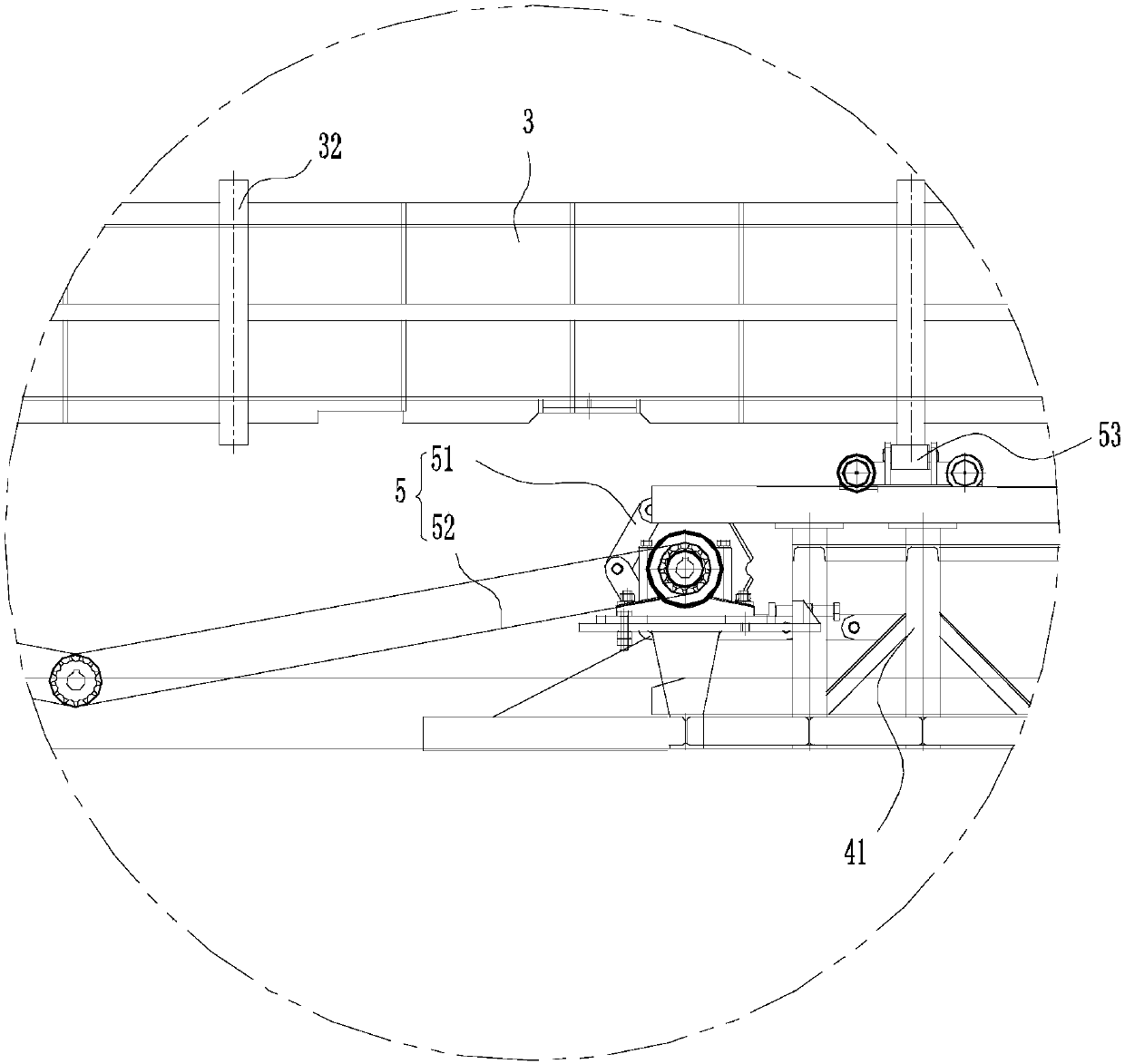 Telescopic pumping pipe