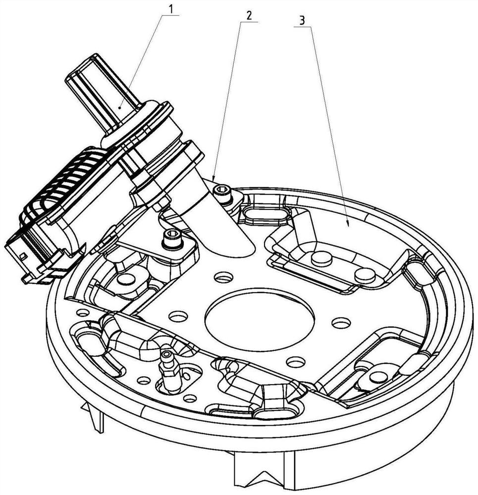 Drive-by-wire drum type parking braking system