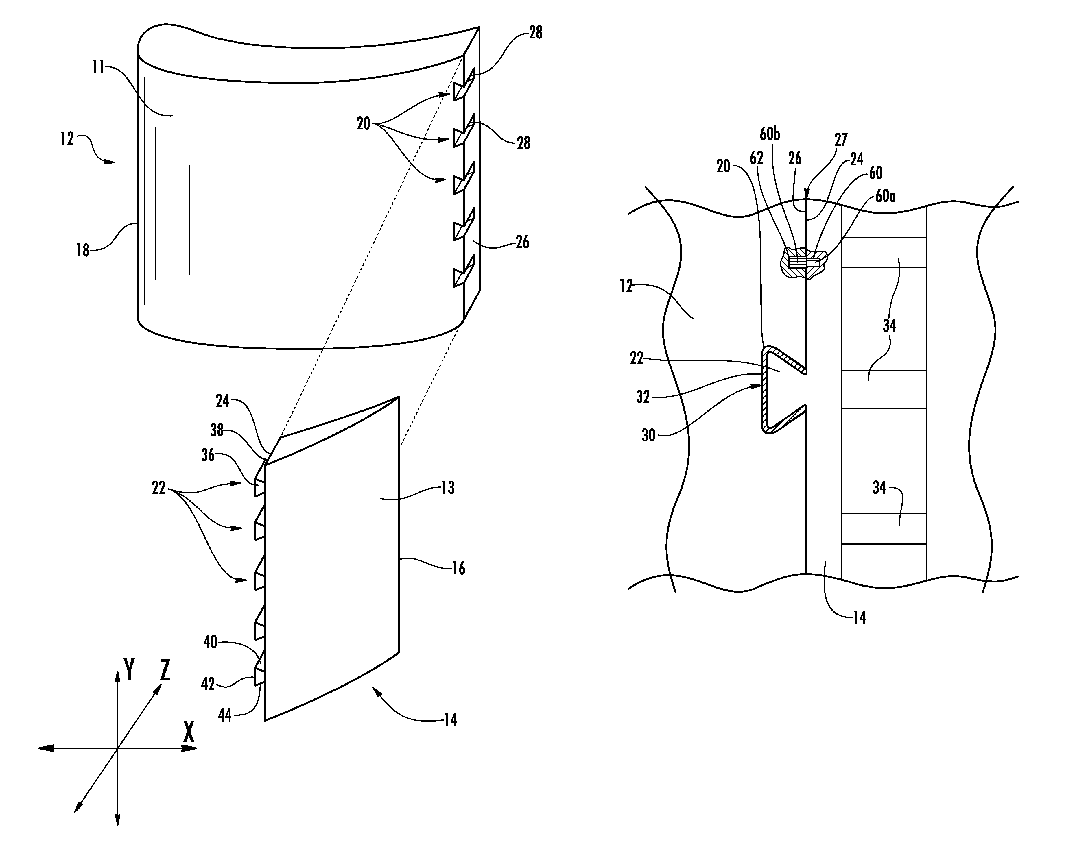 Turbine component casting core with high resolution region