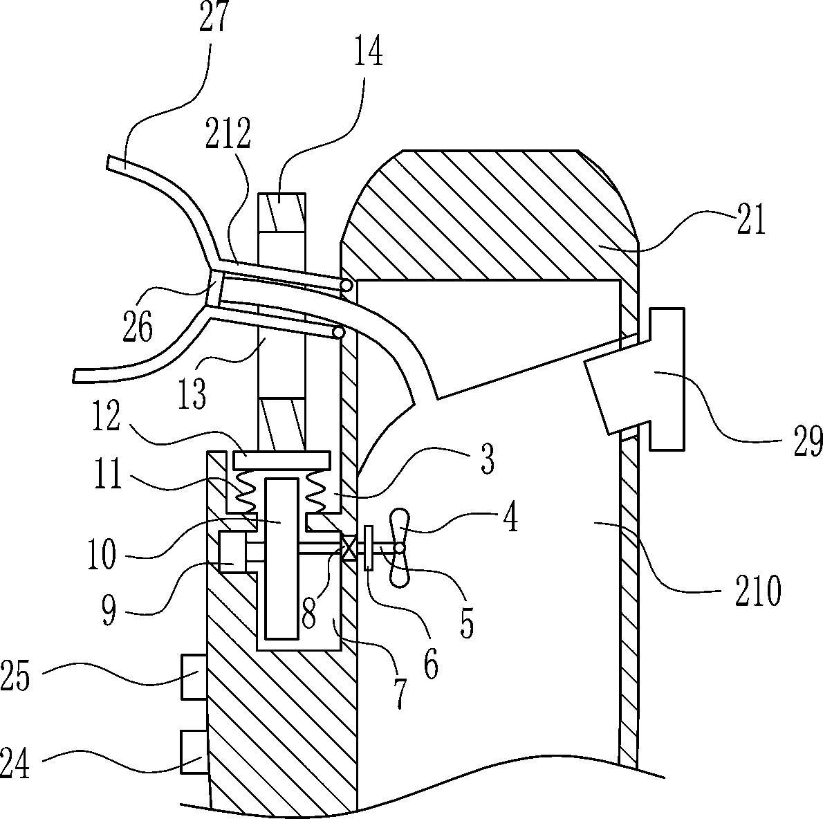 A detachable face steamer for medical cosmetology