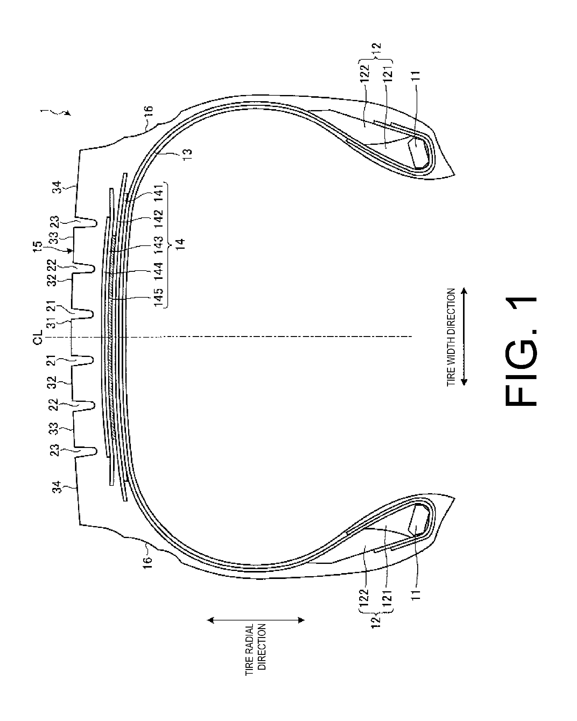 Pneumatic heavy-duty tire having circumferential reinforcing layer and sipes