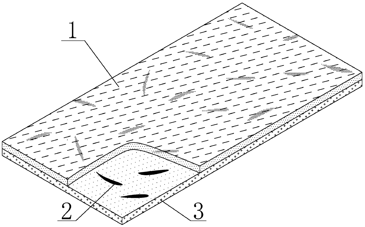 A kind of spunlace nonwoven material containing natural dry petals and its preparation method