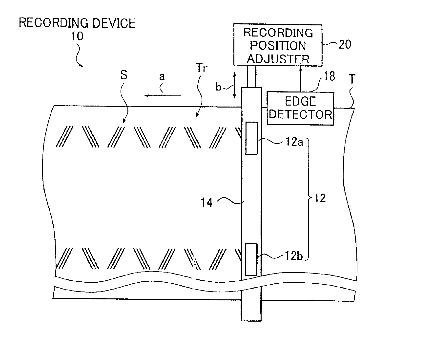 Servo signal recording device and servo signal verifying device using edge detection