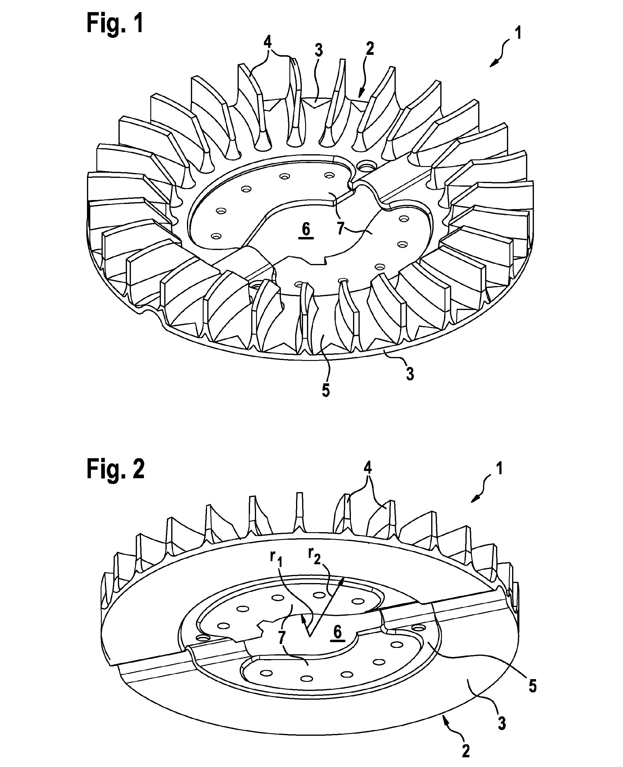 Electrical machine having a fan wheel