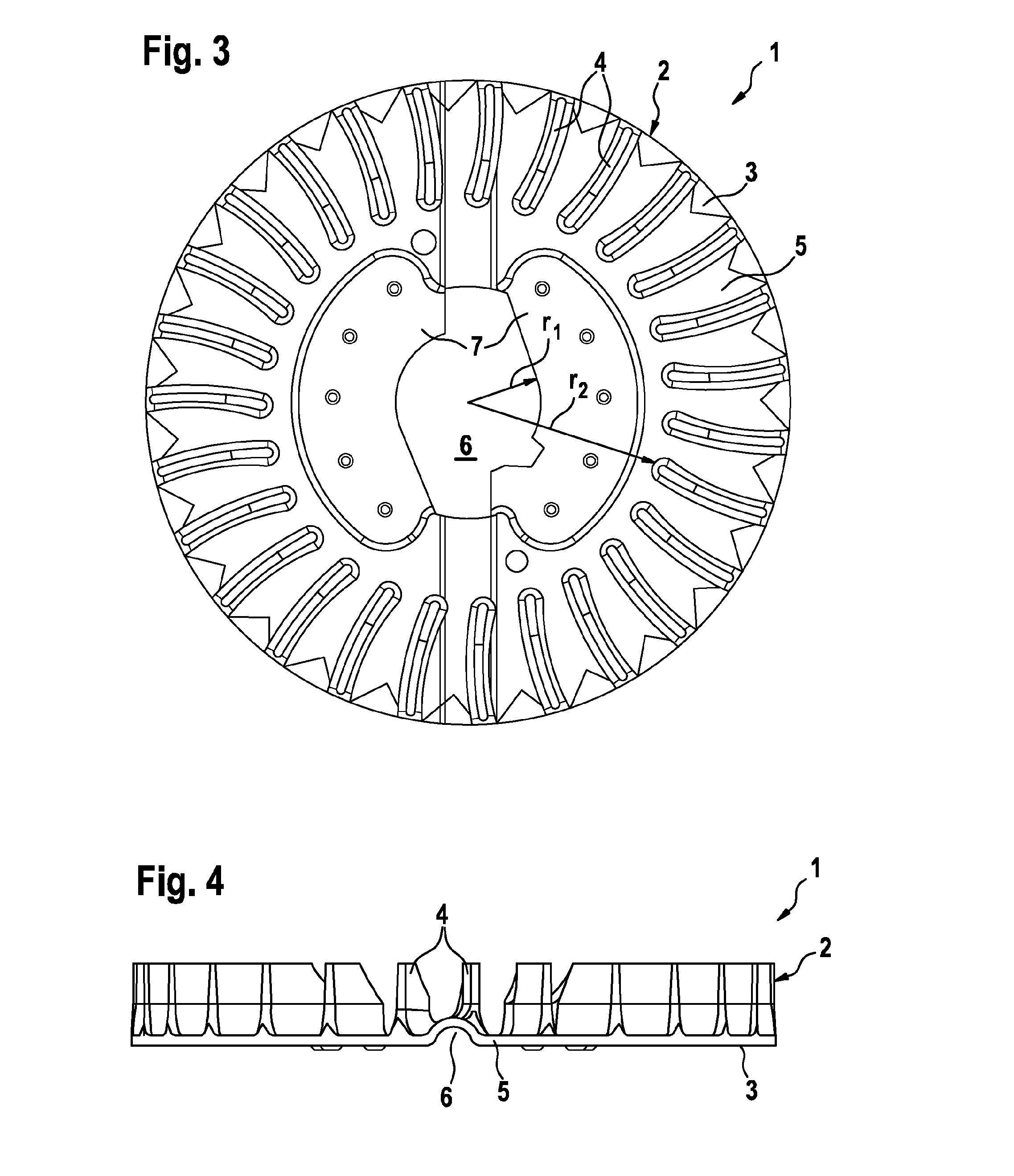 Electrical machine having a fan wheel