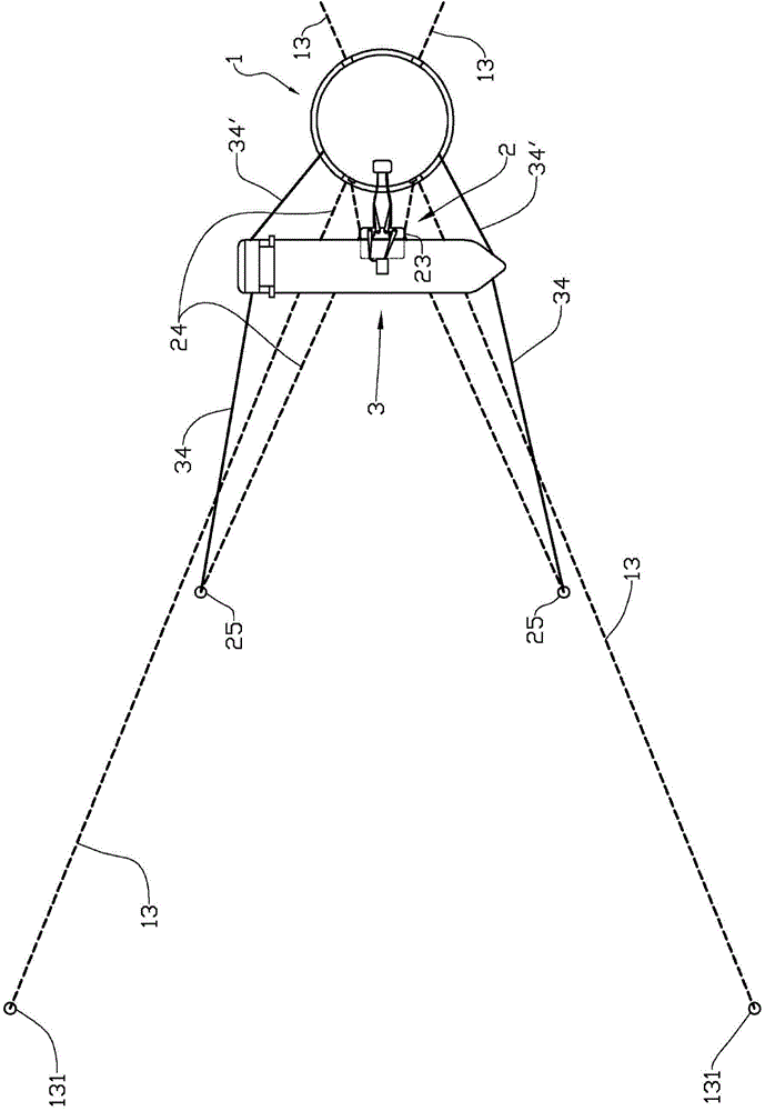 Device and method for interconnecting a tanker and a floating terminal