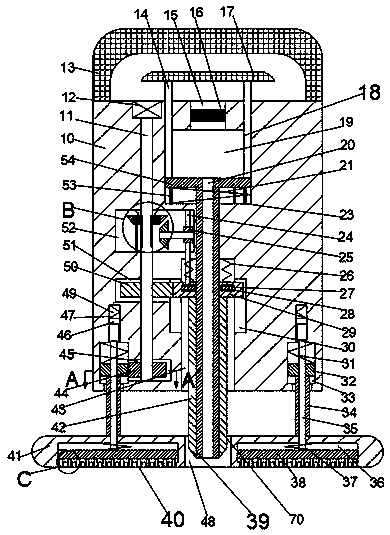 Handheld type wood plate hole repair equipment