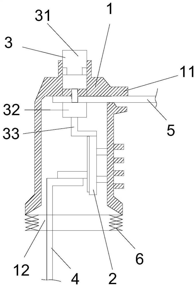 A shockproof contact box