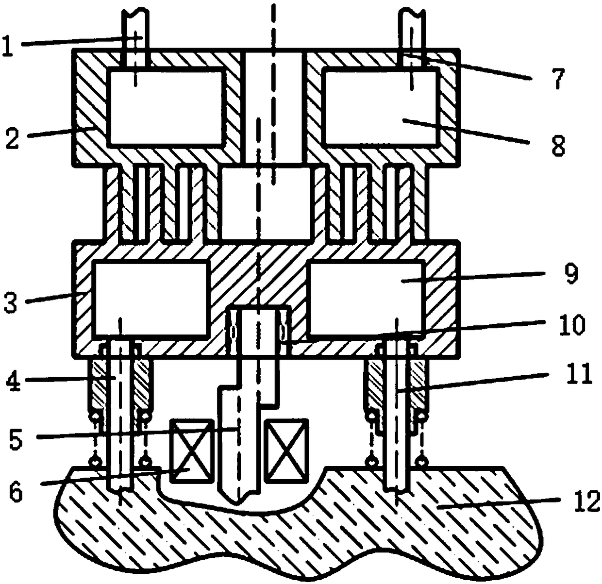 Vortex-disc movable-static connector and water-cooling non-oil scroll compressor