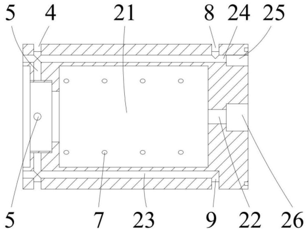 Friction-adjustable air cylinder with independent air supply at rear end