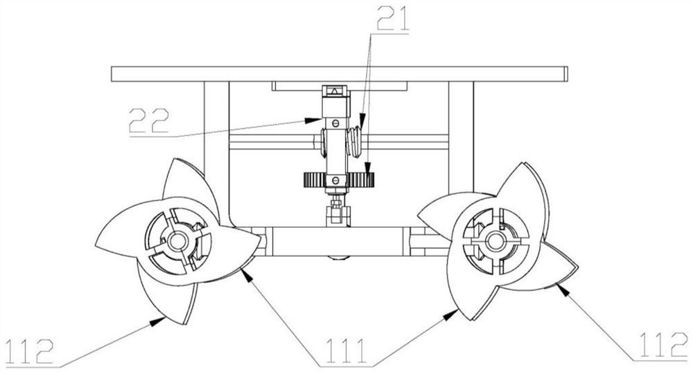 A kind of stair climbing deformation wheel set