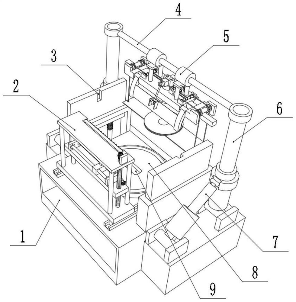 Stone carving device capable of achieving taking and placing conveniently