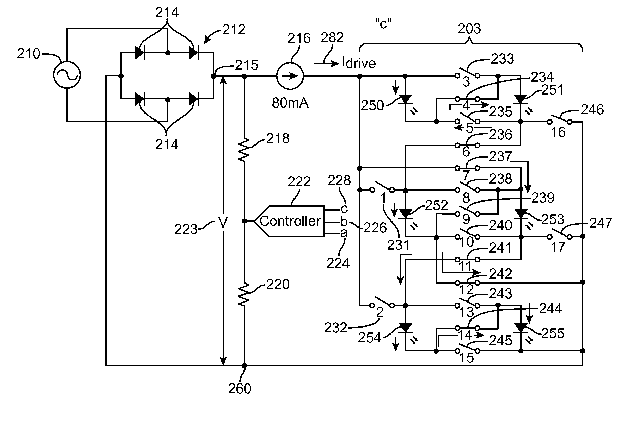 Dynamically reconfigurable LED drivers and lighting systems