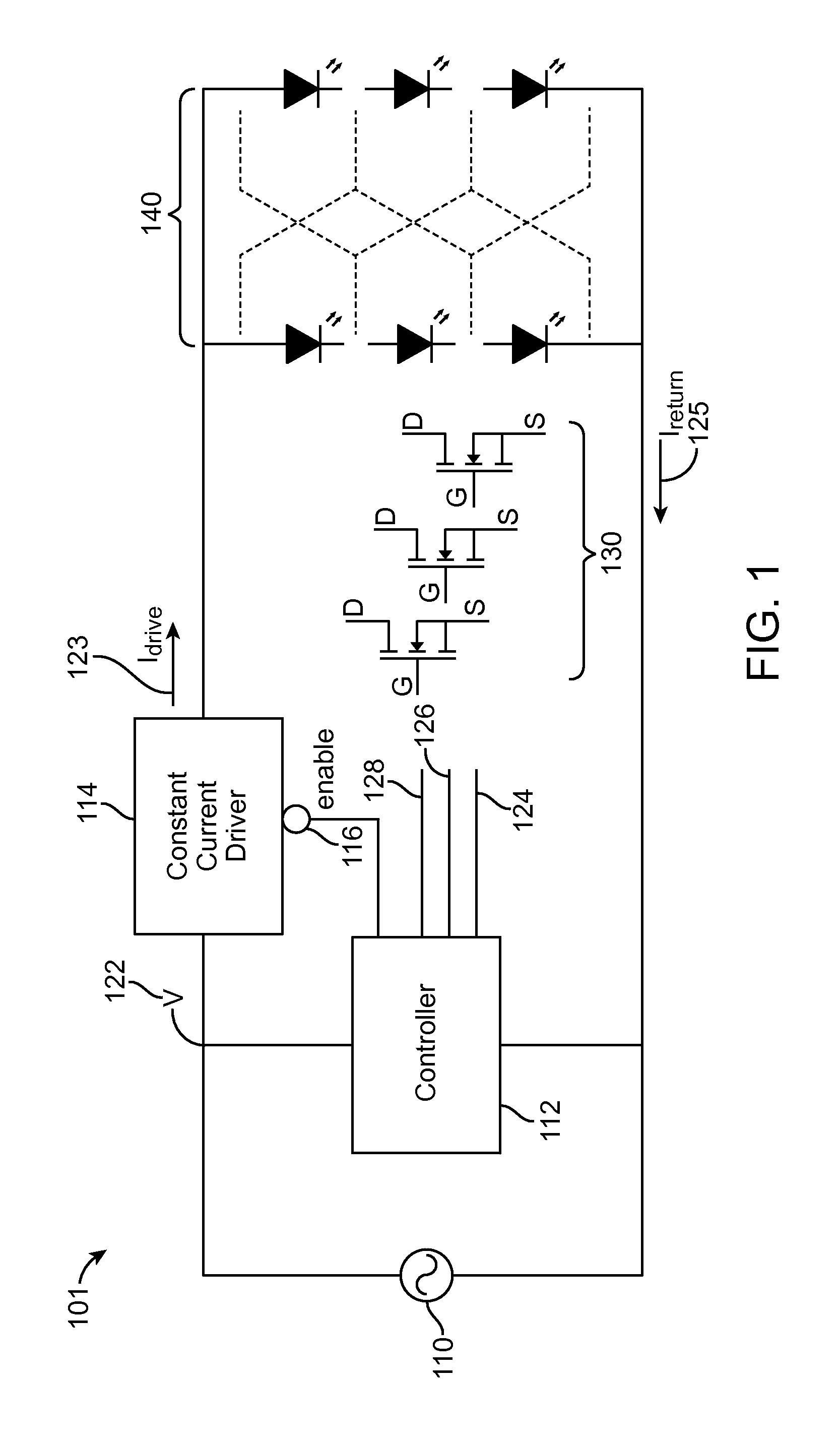 Dynamically reconfigurable LED drivers and lighting systems