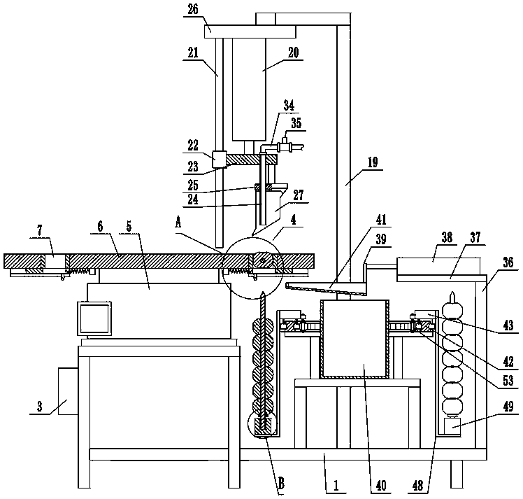 Automatic coring and stringing device for hawthorns