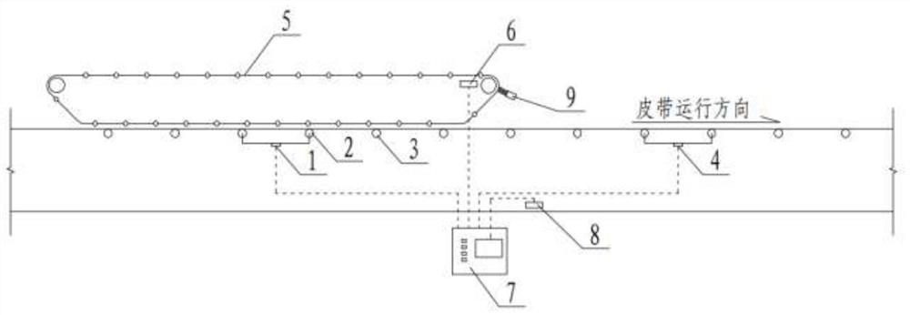 Assembly for real-time dynamic verification of electronic belt scale and verification method of assembly