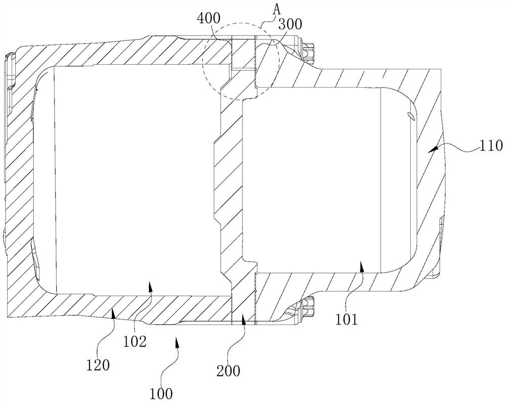 Pressure vessel, compressor, air conditioning equipment and vehicle