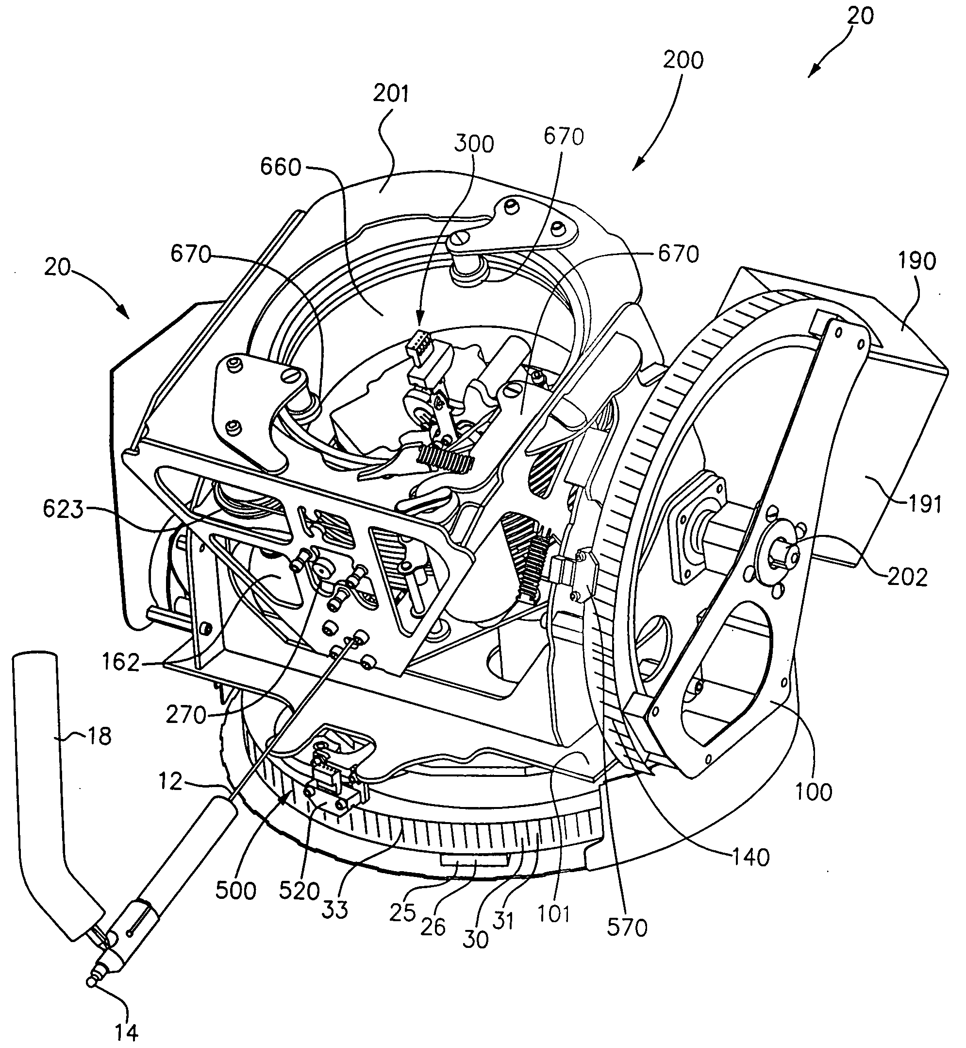 Measuring device with extensible cord and method