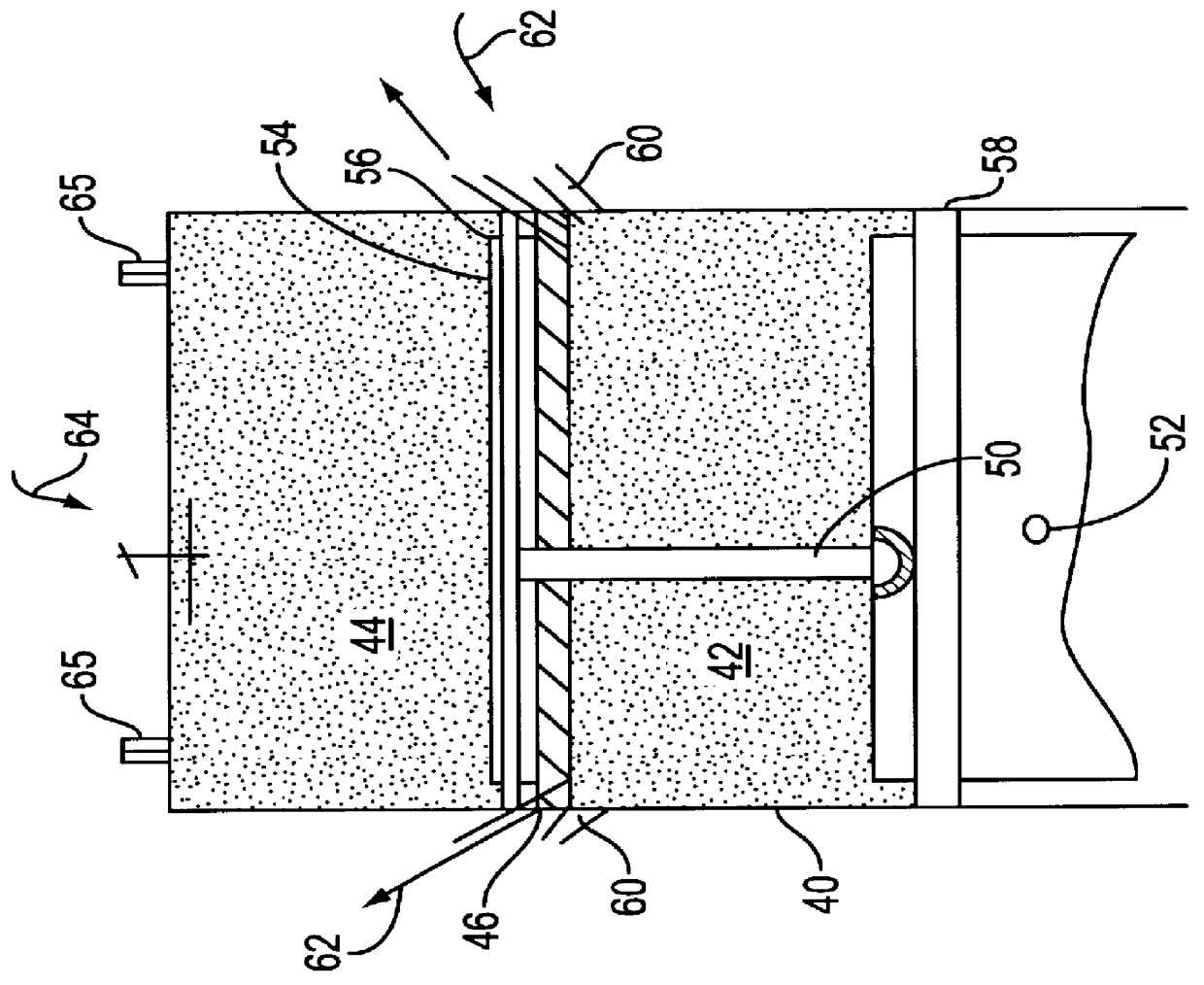 Oil-less/oil-free air brake compressor with a dual piston arrangement