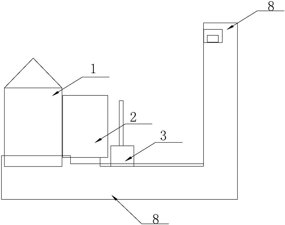 Livestock breading wastewater treatment device and method