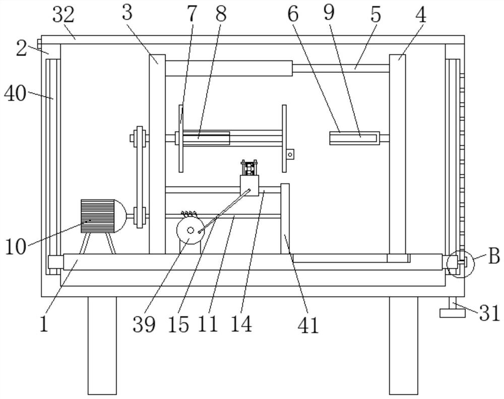 Worm gear transmission based cable winding equipment for deep sea exploration